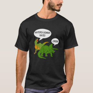 Camiseta Hater Vai Odiar Design do Dinossauro