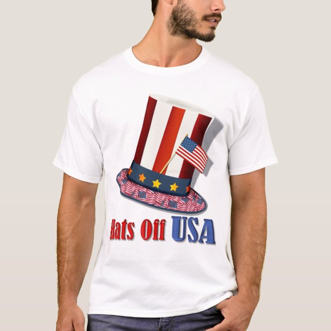 Camiseta Hats Off USA (Frente)