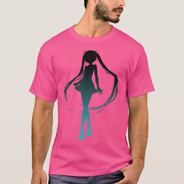 Camiseta Hatsune Miku V4 Shadow Art (V2) (Frente)