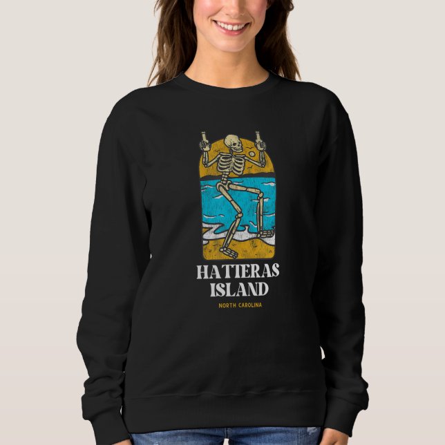 Camiseta Hatteras Island NC Beachgoing Summertime Drinking  (Frente)