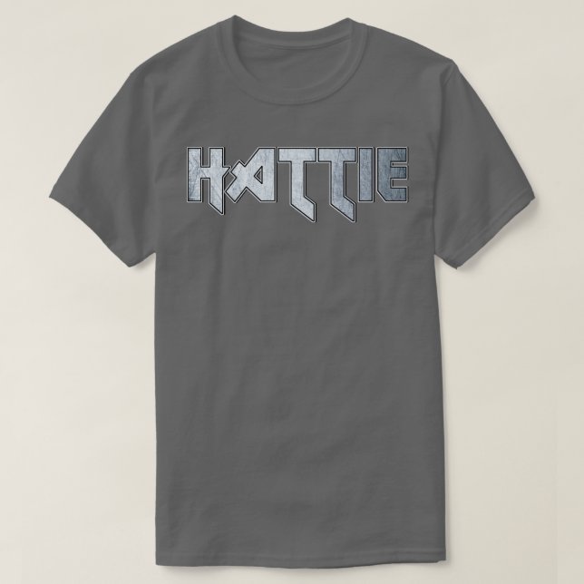 Camiseta Hattie de metal pesado (Frente do Design)