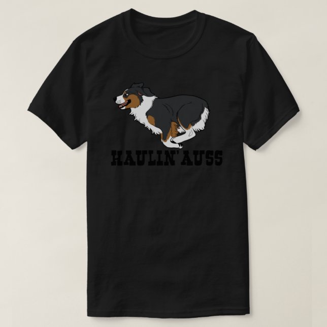 Camiseta HAULIN’ AUSS (black tri) Classic T-Shirt.png (Frente do Design)