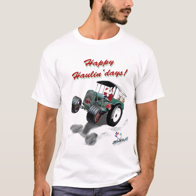 Camiseta Haulin'days feliz! (Natal T) (Frente)