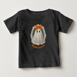 Camiseta Haunt Couture Lace Ghost in Orange Bow