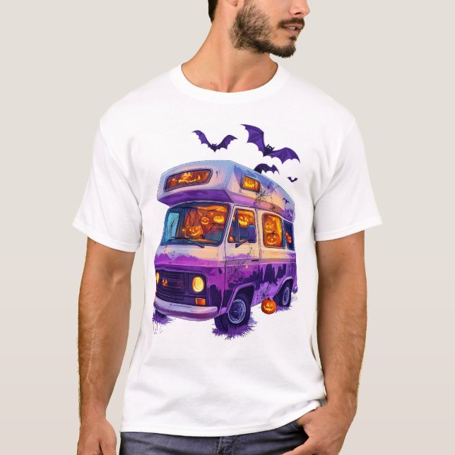Camiseta  Haunted Camper Van (Frente)