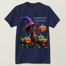Haunted Harvest – Witchy Dachshund Halloween Garde