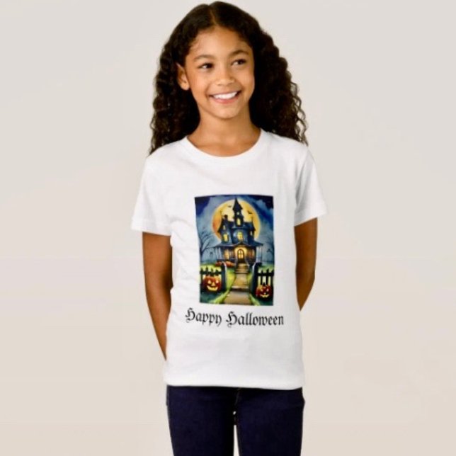 Camiseta Haunted Hollow & Lua  (Comfy tri-blend women’s tee feminine fit, scoop neck, short sleeves, relaxed fit.  
)