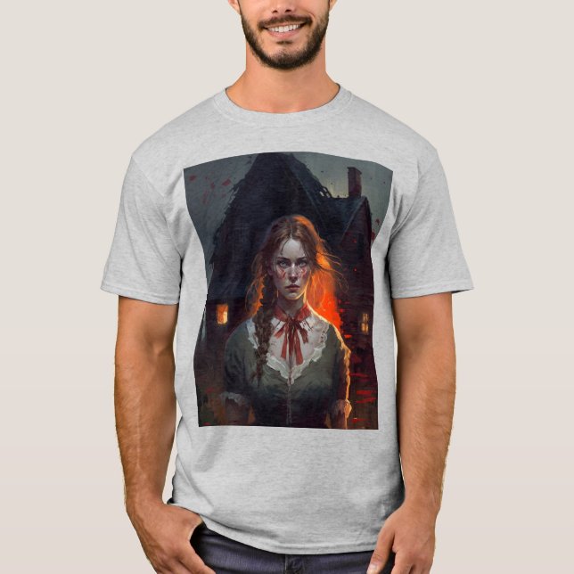 Camiseta Haunting house (Frente)