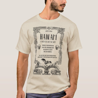 Camiseta Havaí costumava ser assustador