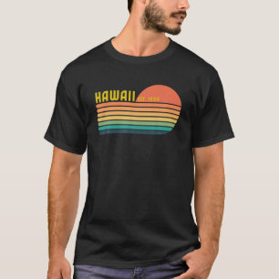 Camiseta Havaí Est 1959 Retro Vintage Ilhas Havaianas Vac