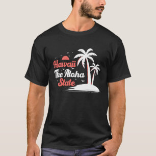 Camiseta Havaí Havaiano O Estado Aloha Pineapple Tiki