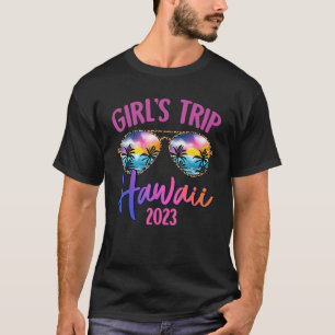 Camiseta Havaí Havaiano Óculos de Sol Viagem de Meninas 202