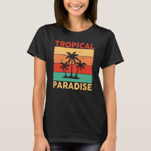 Camiseta Havaí - Paraíso Tropical Hawaii Pineapple Tiki