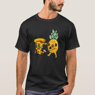 Camiseta Havaí Pineapple Horror Pizza Zombie Funny Hallo