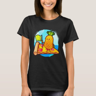 Camiseta Havaí Pineapple Pizza Fruta Dish Canadense Fast