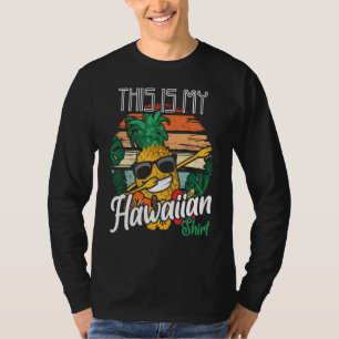 Camiseta Havaí Pineapple Sunglass Retro Sunset Hi Hawaii