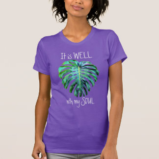 Camiseta Havaí Tropical Está Tudo Bem Com a Minha Alma