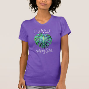 Camiseta Havaí Tropical Está Tudo Bem Com a Minha Alma