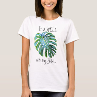 Camiseta Havaí Tropical Está Tudo Bem Com a Minha Alma