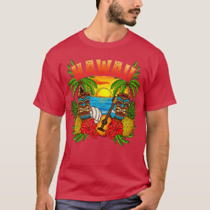 Camiseta Havaí Vacina Surfing Diving Beach Havaiian Souv