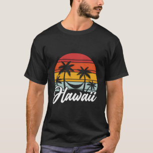 Camiseta Havaí Vintage Vacage Beach Ocean Summer Hawaii
