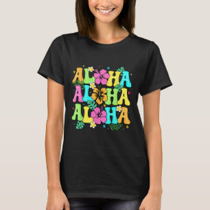 Camiseta Havaiana Aloha Tropical Luau Festa de Figurino Hav