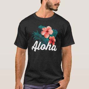 Camiseta Havaiana Flor Hawaii Island Summer Vacatio