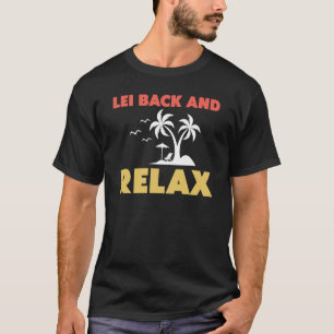 Camiseta Havaiana Lei Back e Relaxa Hawaii Pineapple Tiki