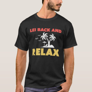 Camiseta Havaiana Lei Back e Relaxa Hawaii Pineapple Tiki