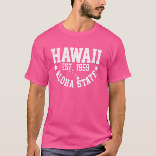 Camiseta Havaiano Aloha, Ilhas Havaianas, Vintage Vaca