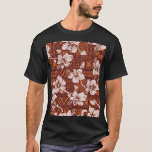 Camiseta Havaiano Tribal: Folheto de Hibiscus