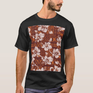 Camiseta Havaiano Tribal: Folheto de Hibiscus
