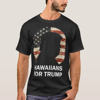 Camiseta Havaianos Para Trump Vintage, República Da Bandeir