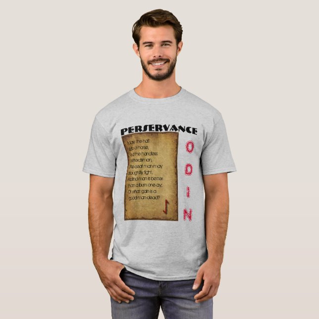 Camiseta Havamal Perserverance (Frente Completa)