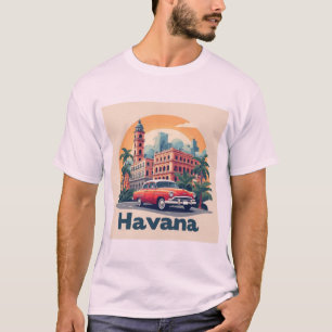 Camiseta Havana Cuba Presente de Viagem Vintage 🌎