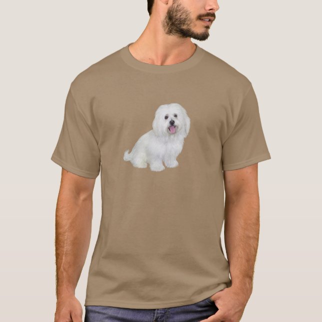 Camiseta Havanês (branco) (Frente)