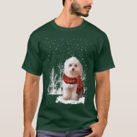 Havanês Winter Scarf Dogs Tree Forest Snow Chris