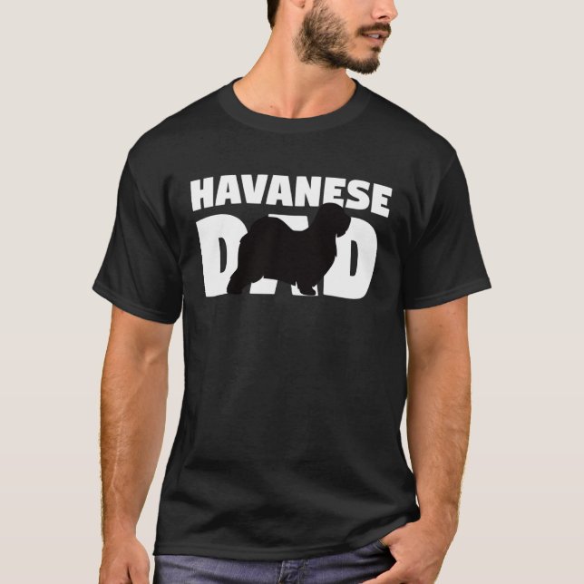 Camiseta Havanese  for Dog Father Havanese Dad  Havanese (Frente)
