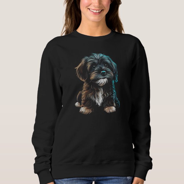 Camiseta Havanese Puppy Dog Bolonka Shih Tzu Maltese Dogs G (Frente)