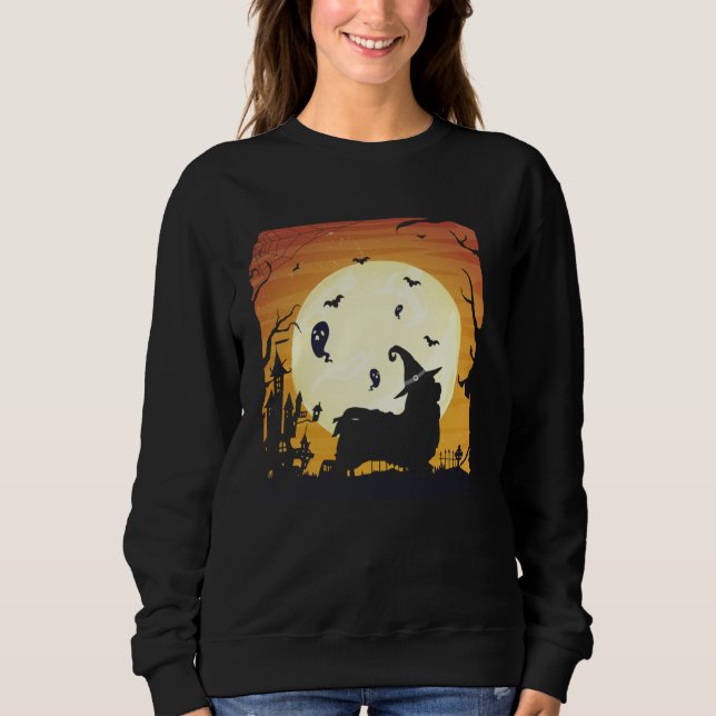 Camiseta Havanese Silhouettes Happy Halloween Night (Frente)