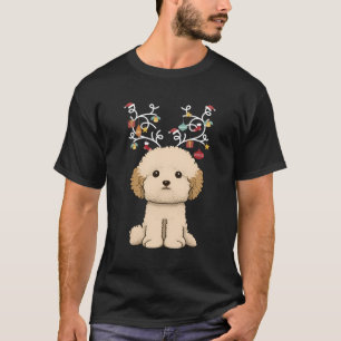 Camiseta Havapoo Dog Lover Reindeer Antlers Matando Pajama