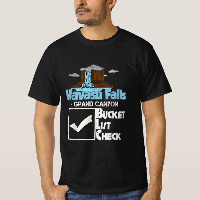 Camiseta HAVASU FALLS Grand Canyon Hiking Souvenir  (Frente)