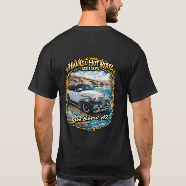 Camiseta Havasu Hot Rodz 2026 (Verso)