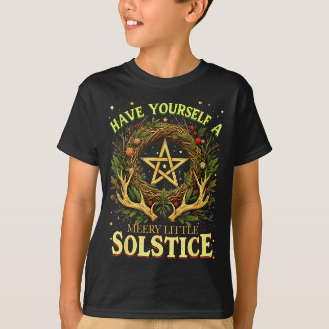 Camiseta Have Yourself A Merry Little Solstice Quote  (Frente)