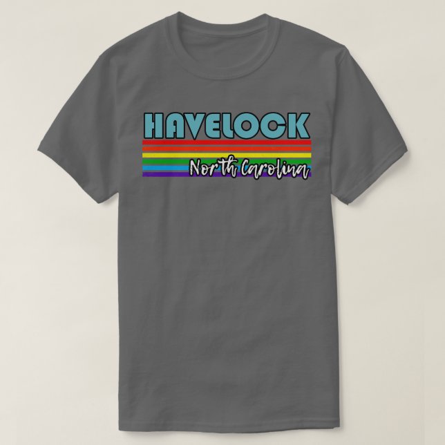 Camiseta Havelock North olina Pride Havelock Gift LGB (Frente do Design)