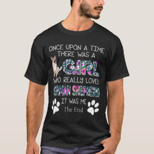 Camiseta Havia Uma Garota Que Adorava German shepherd
