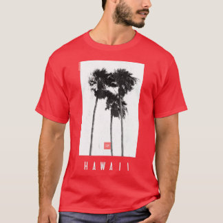 Camiseta Hawaiai Palms Tropical Retro Summer