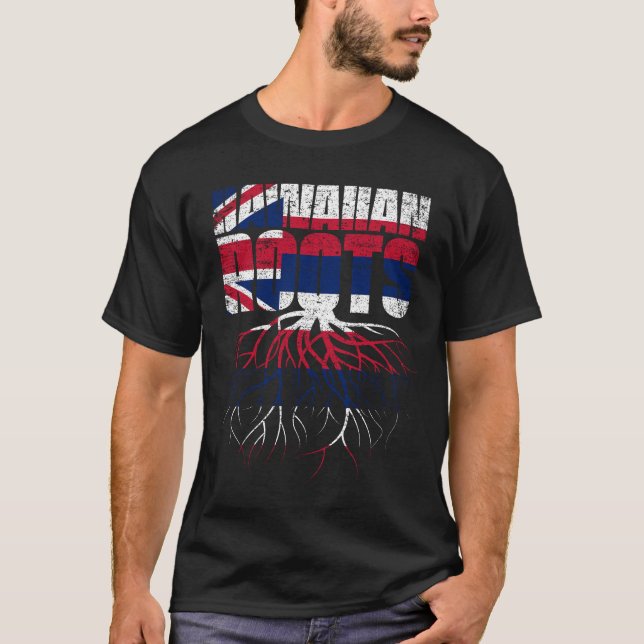 Camiseta Hawaiai Roots Hawaii Heritage Flag (Frente)