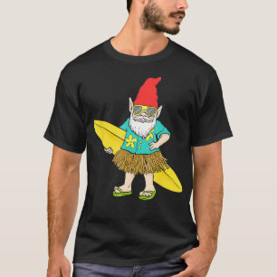 Camiseta Hawaiai Surfing Gnomo Aqui Hoje Foi Para Maui