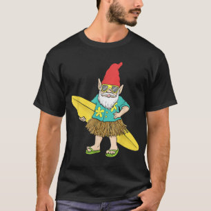 Camiseta Hawaiai Surfing Gnomo Aqui Hoje Foi Para Maui